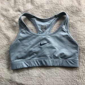 Light Blue Nike Pro Sports Bra